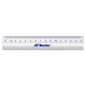 Linijka Leniar aluminiowa antypoślizgowa 15cm